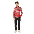 Rot Winter Wunderland Weihnachtsbluse Jungen