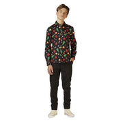 Op deze afbeelding zie je een Kostuums, van het merk Opposuits. Christmas Icons Tree Gifts And Bells Blouse Jongen