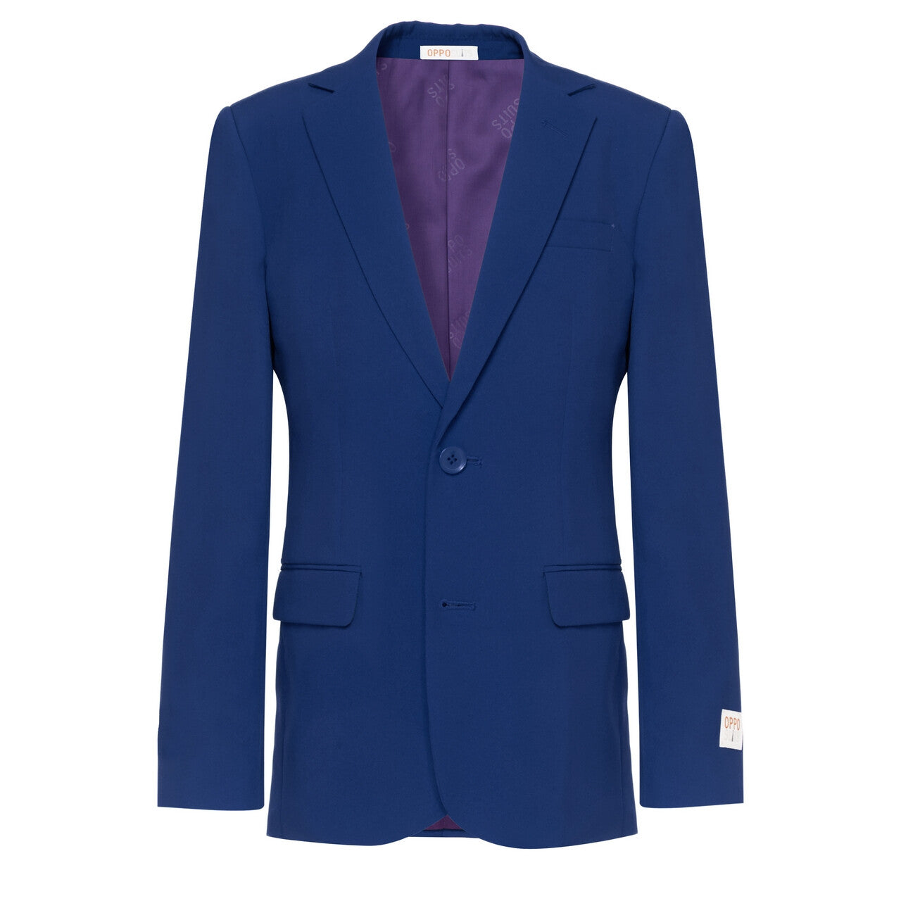 Op deze afbeelding zie je een Kostuums, van het merk Opposuits. Koninklijk Marine Blauw Navy Tiener Pak, 3delig Jongen