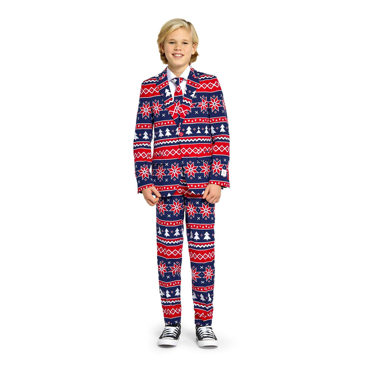 Op deze afbeelding zie je een Kostuums, van het merk Opposuits. Teen Boys Nordic Noel Jongen Kostuum