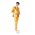 Goldener Disco-King Kostüm für Jungen