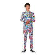 Op deze afbeelding zie je een Kostuums, van het merk Opposuits. Teen Boys Spongebob™ Frenzy Jongen Kostuum