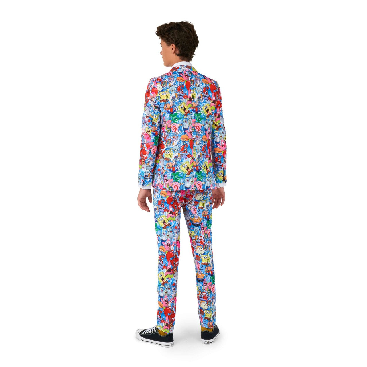 Op deze afbeelding zie je een Kostuums, van het merk Opposuits. Teen Boys Spongebob™ Frenzy Jongen Kostuum