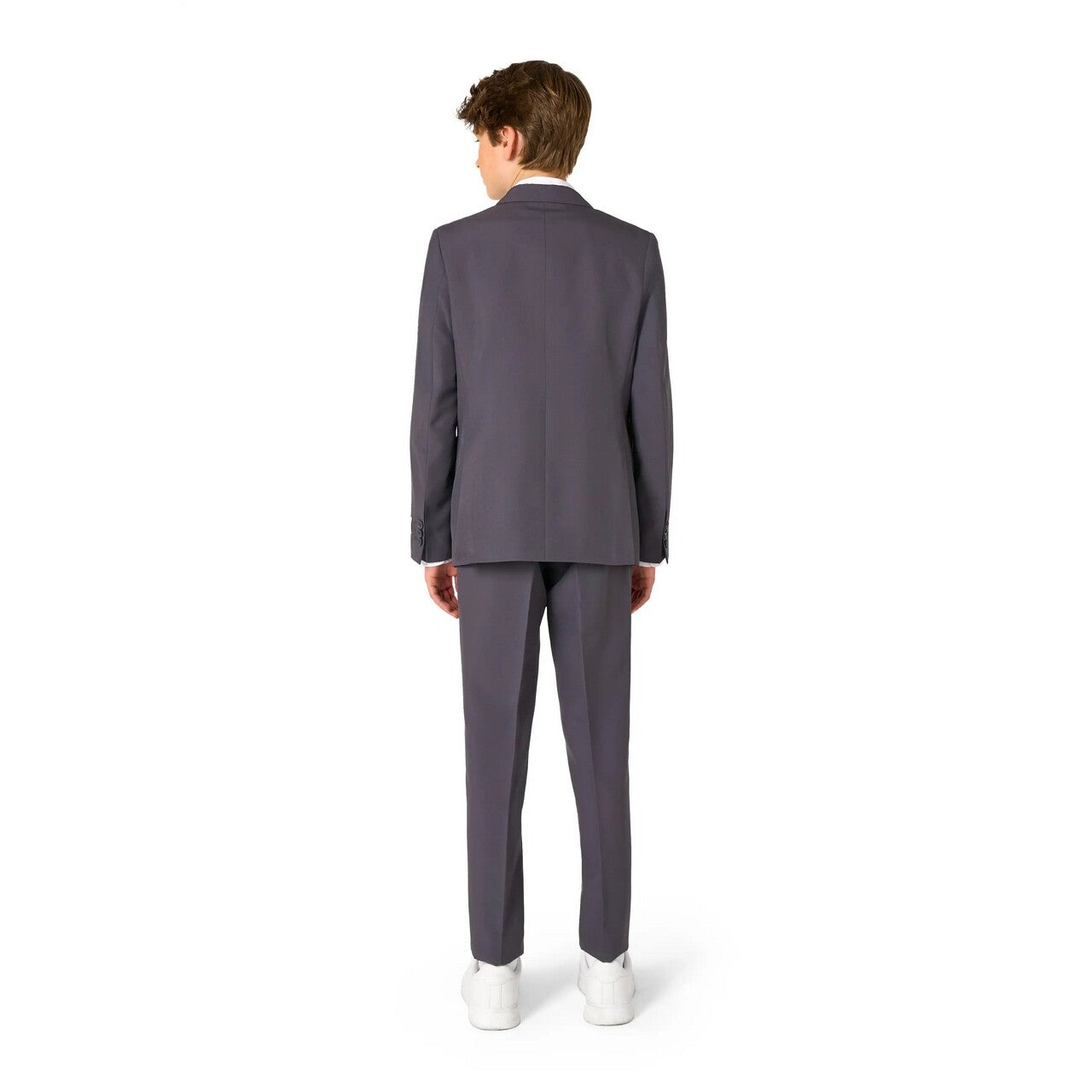 Op deze afbeelding zie je een Kostuums, van het merk Opposuits. Charcool Jongen Kostuum