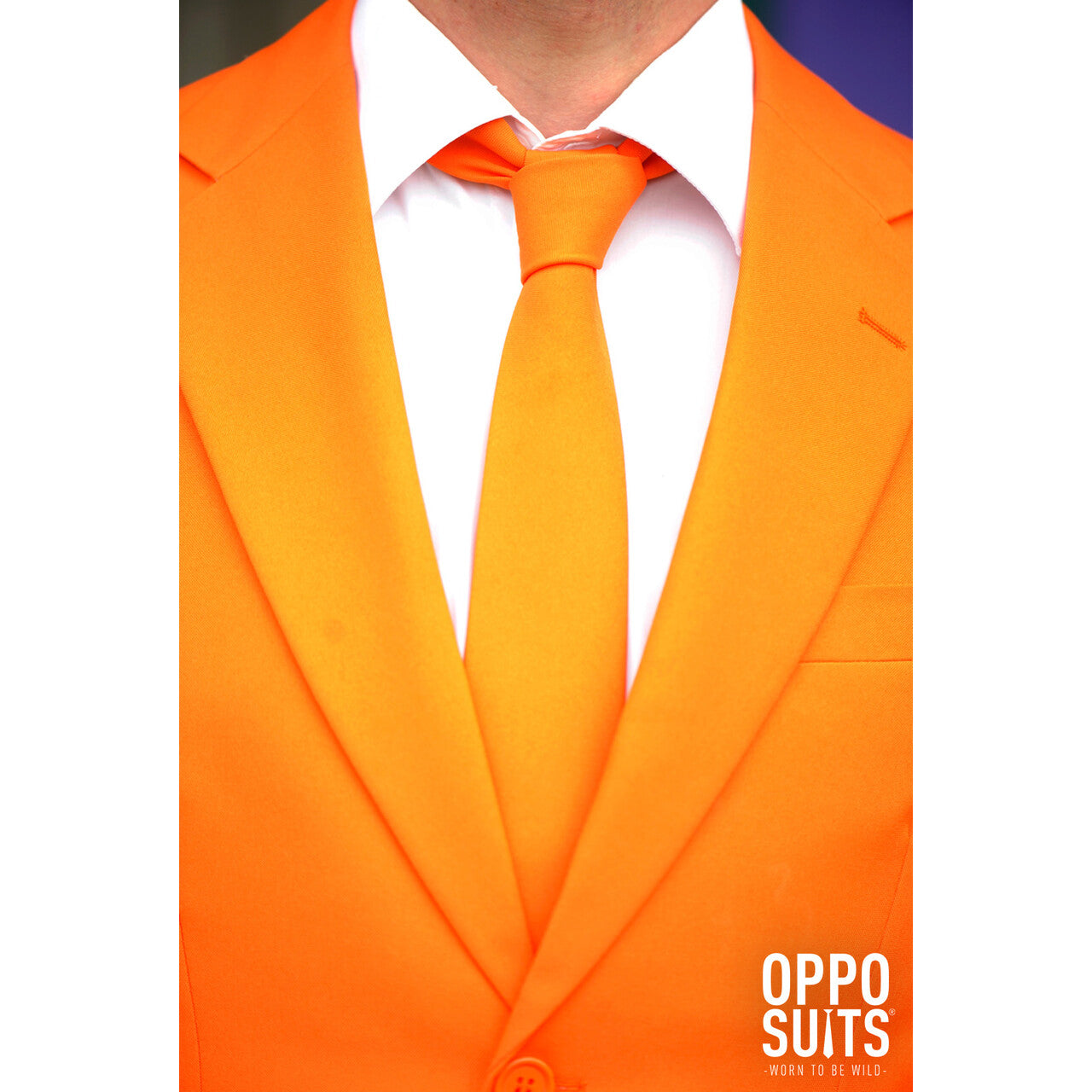 Op deze afbeelding zie je een Kostuums, van het merk Opposuits. The Orange Opposuit Oranje Goes Koningsdag Opposuit Kostuum Man