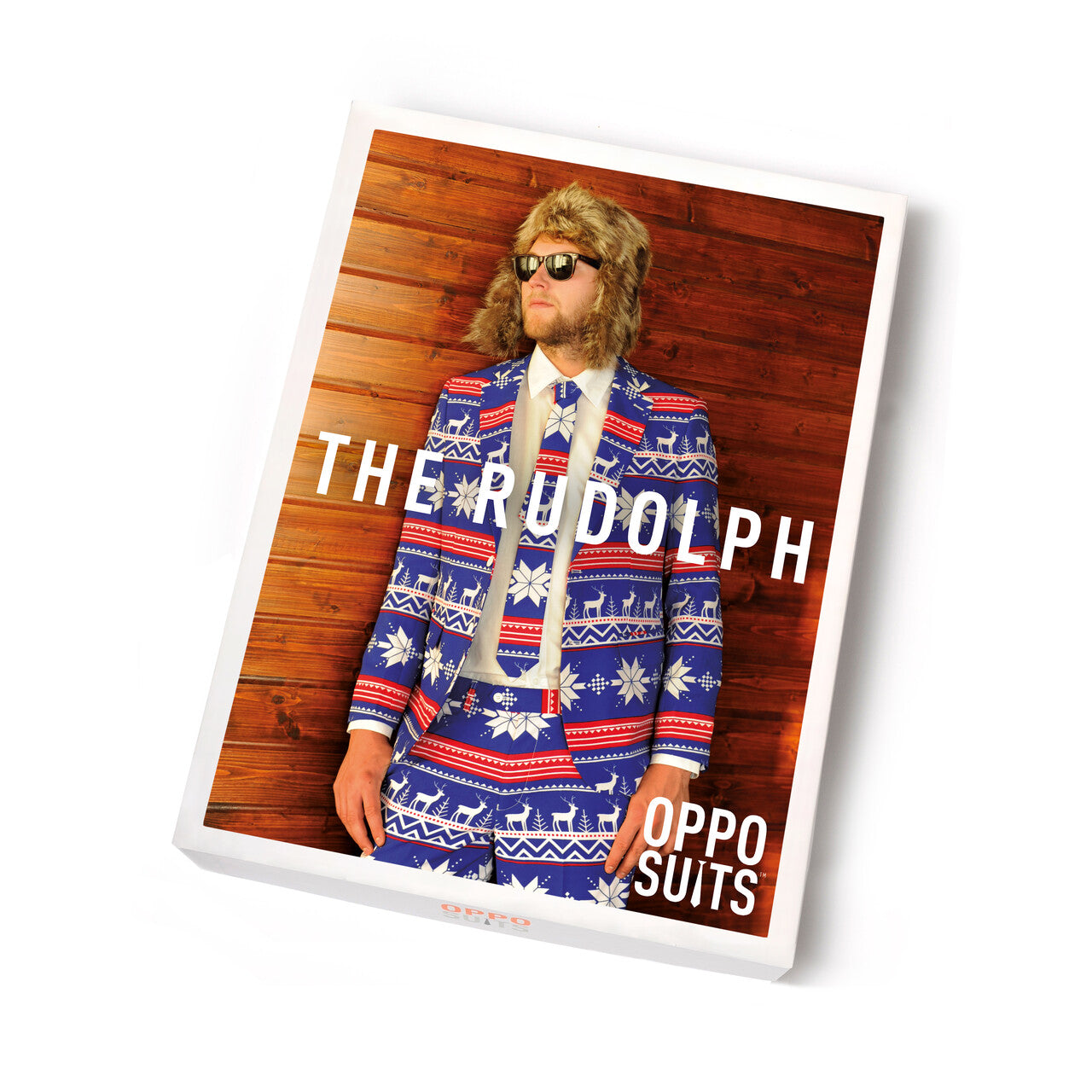 Op deze afbeelding zie je een Kostuums, van het merk Opposuits. The Rudolph Kerstmotief Opposuit Kostuum Man