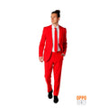 Intensives Rot Devil Opposuit Kostüm Herren