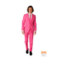 Herr. Rosaer Als Rosa Rosa -Opposuit -Kostüm Herrenkostüm