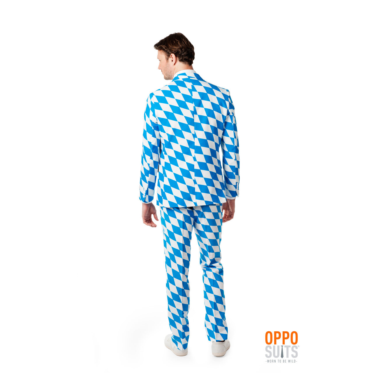 Op deze afbeelding zie je een Kostuums, van het merk Opposuits. The Bavarian Harlequino Opposuit Kostuum Man