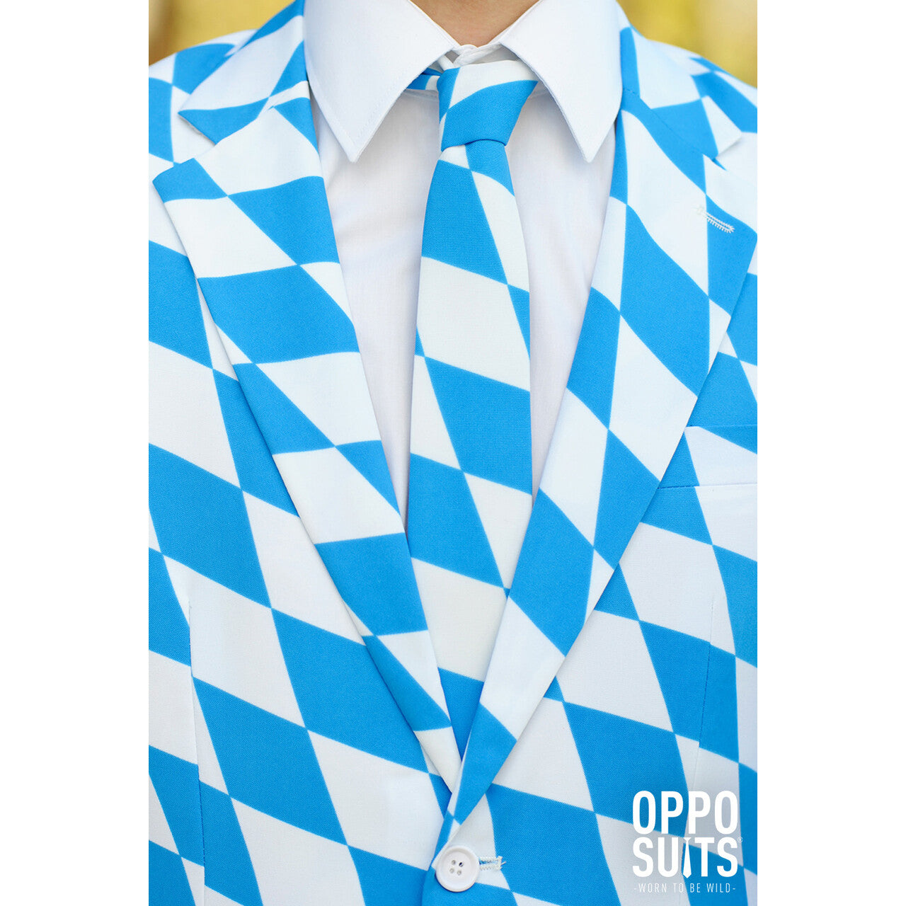 Op deze afbeelding zie je een Kostuums, van het merk Opposuits. The Bavarian Harlequino Opposuit Kostuum Man