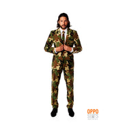Op deze afbeelding zie je een Kostuums, van het merk Opposuits. Commando Army Opposuit Kostuum