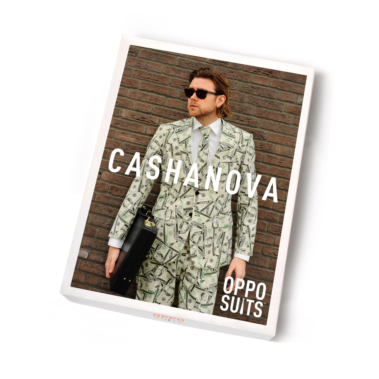 Op deze afbeelding zie je een Kostuums, van het merk Opposuits. Cashanova Big Money Pimp Opposuit Kostuum Man