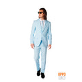 Eisblau Cool Blue Anzug Herren
