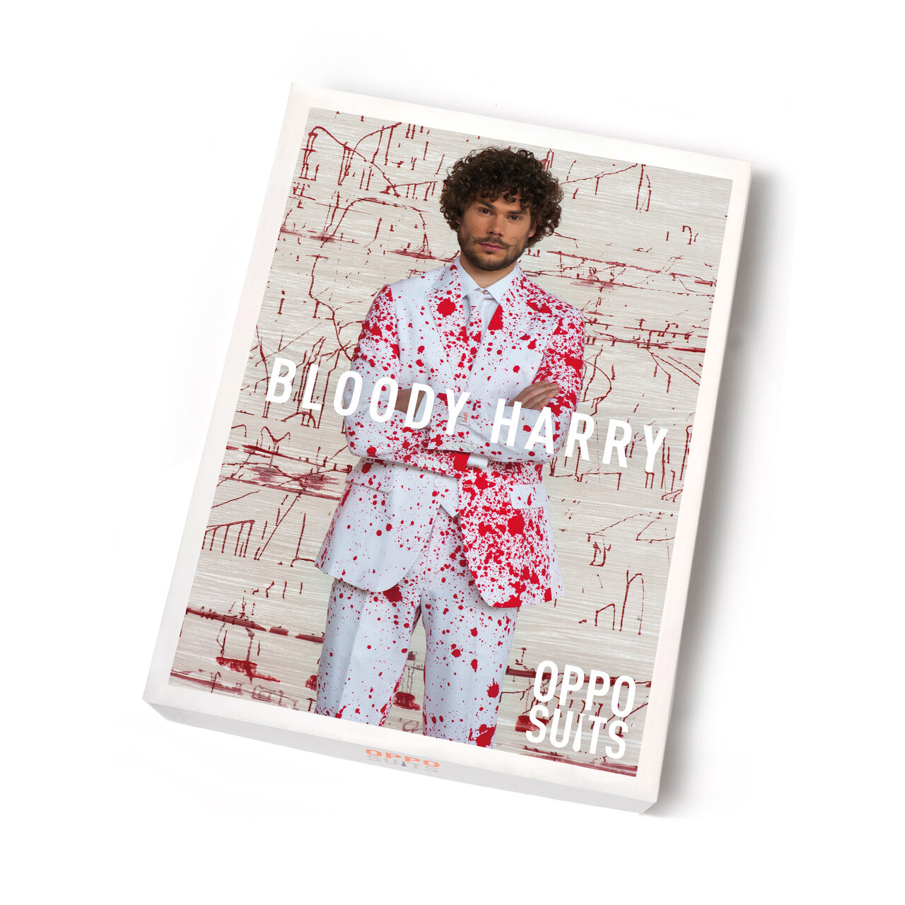 Op deze afbeelding zie je een Kostuums, van het merk Opposuits. Crazy Bloody Harry Opposuit Kostuum Man