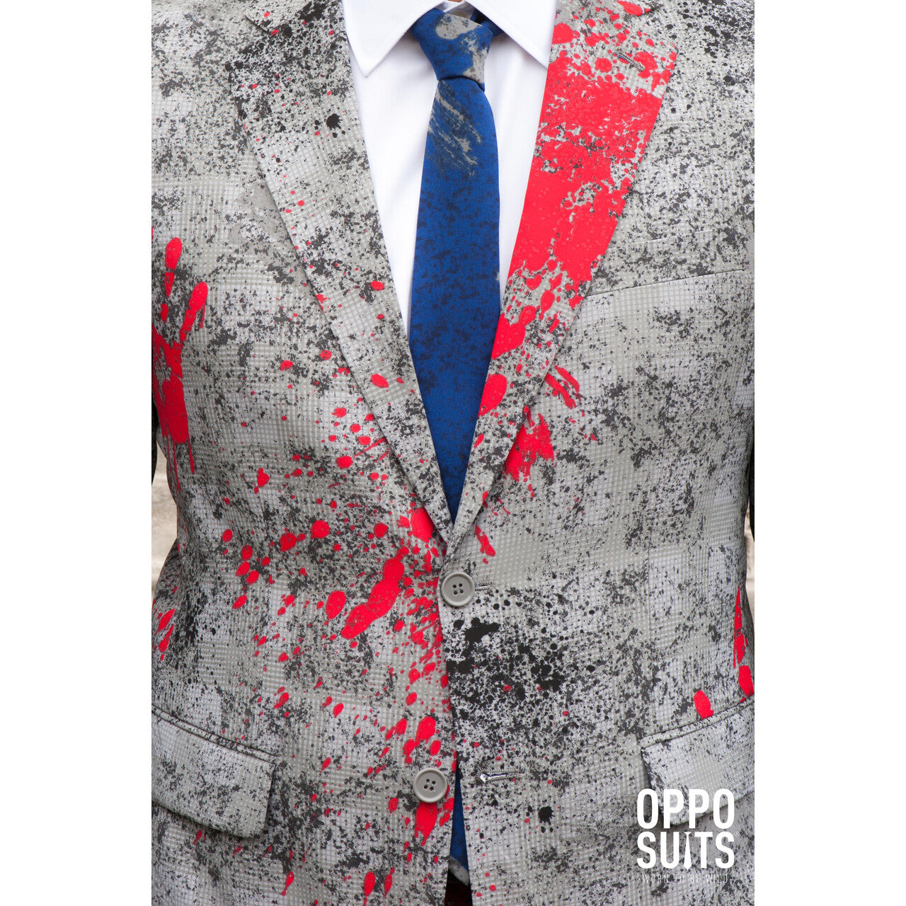 Op deze afbeelding zie je een Kostuums, van het merk Opposuits. Horror Zombiac Opposuit Kostuum Man