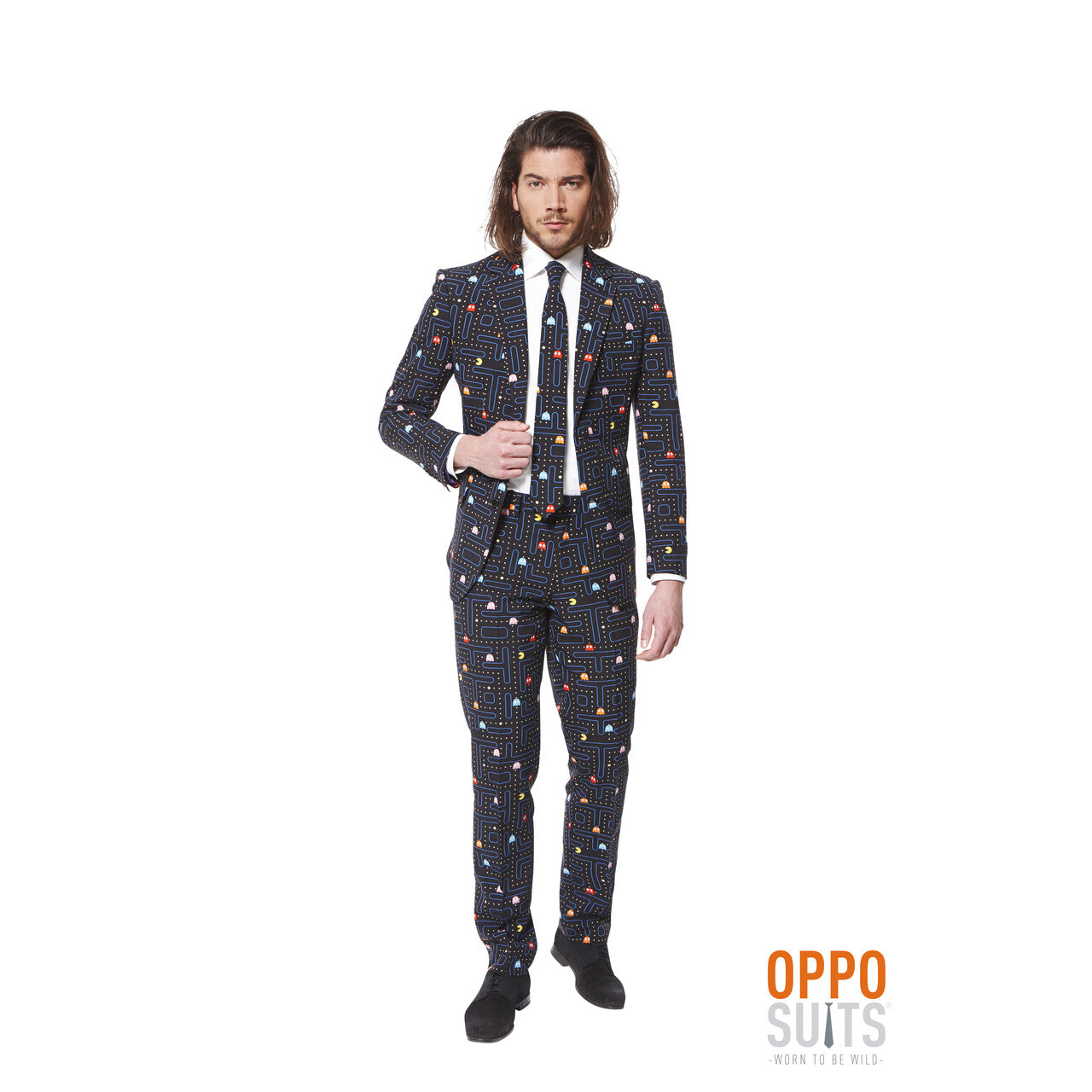 Op deze afbeelding zie je een Kostuums, van het merk Opposuits. Retro Game Pac-Man™ Opposuit Kostuum