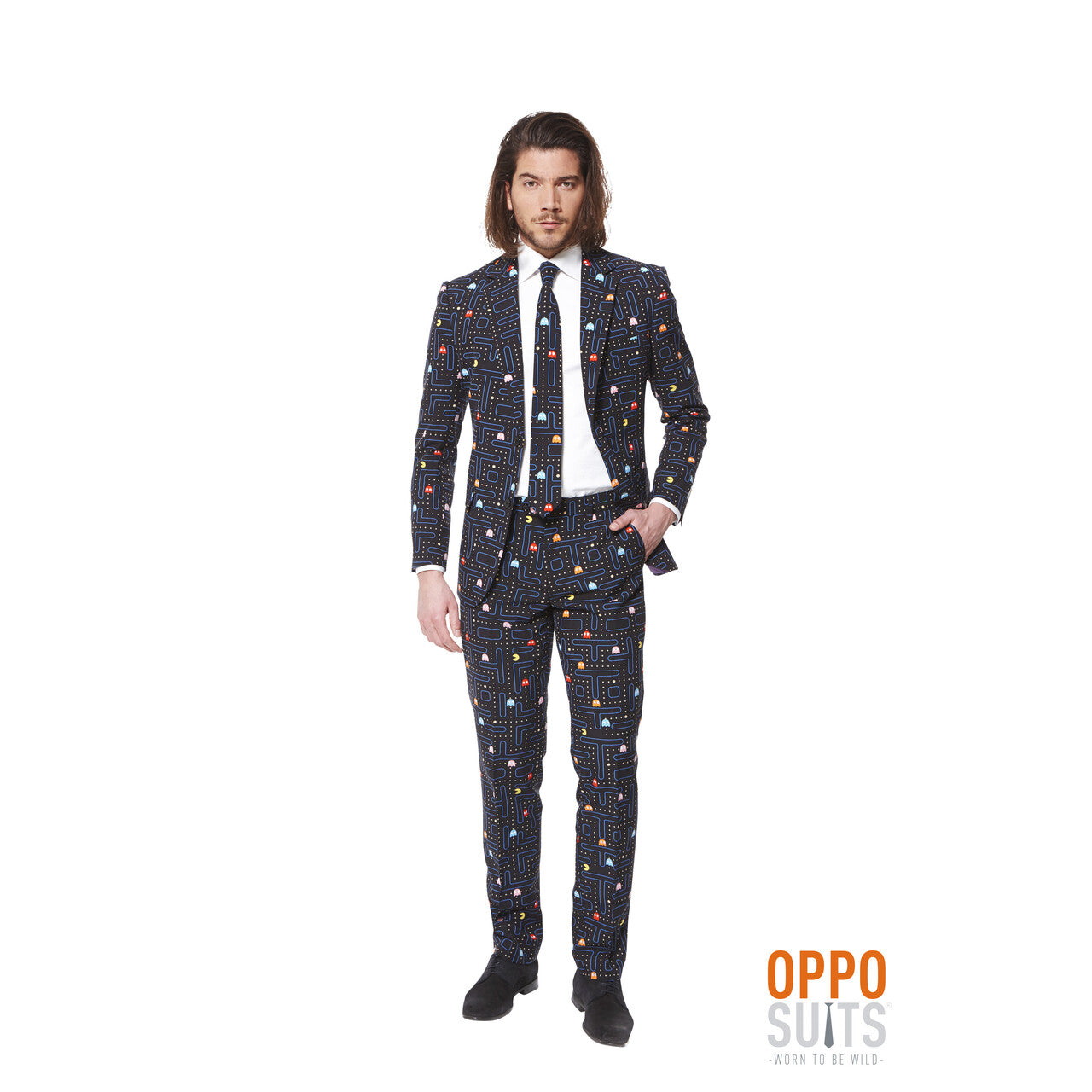 Op deze afbeelding zie je een Kostuums, van het merk Opposuits. Retro Game Pac-Man™ Opposuit Kostuum