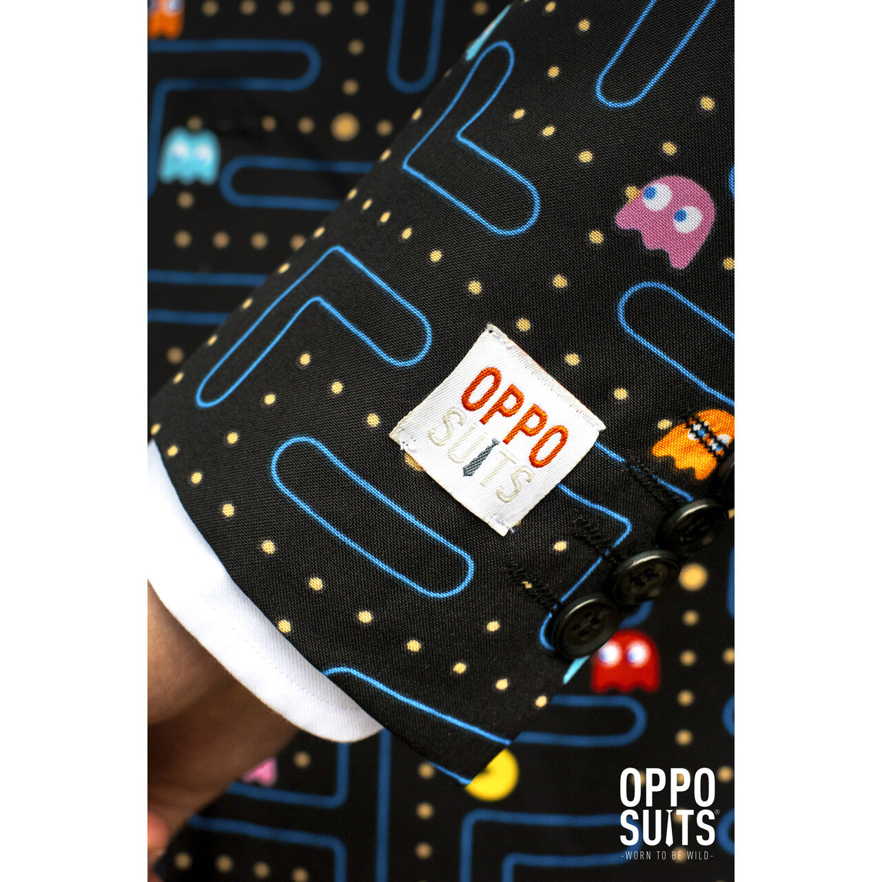 Op deze afbeelding zie je een Kostuums, van het merk Opposuits. Retro Game Pac-Man™ Opposuit Kostuum