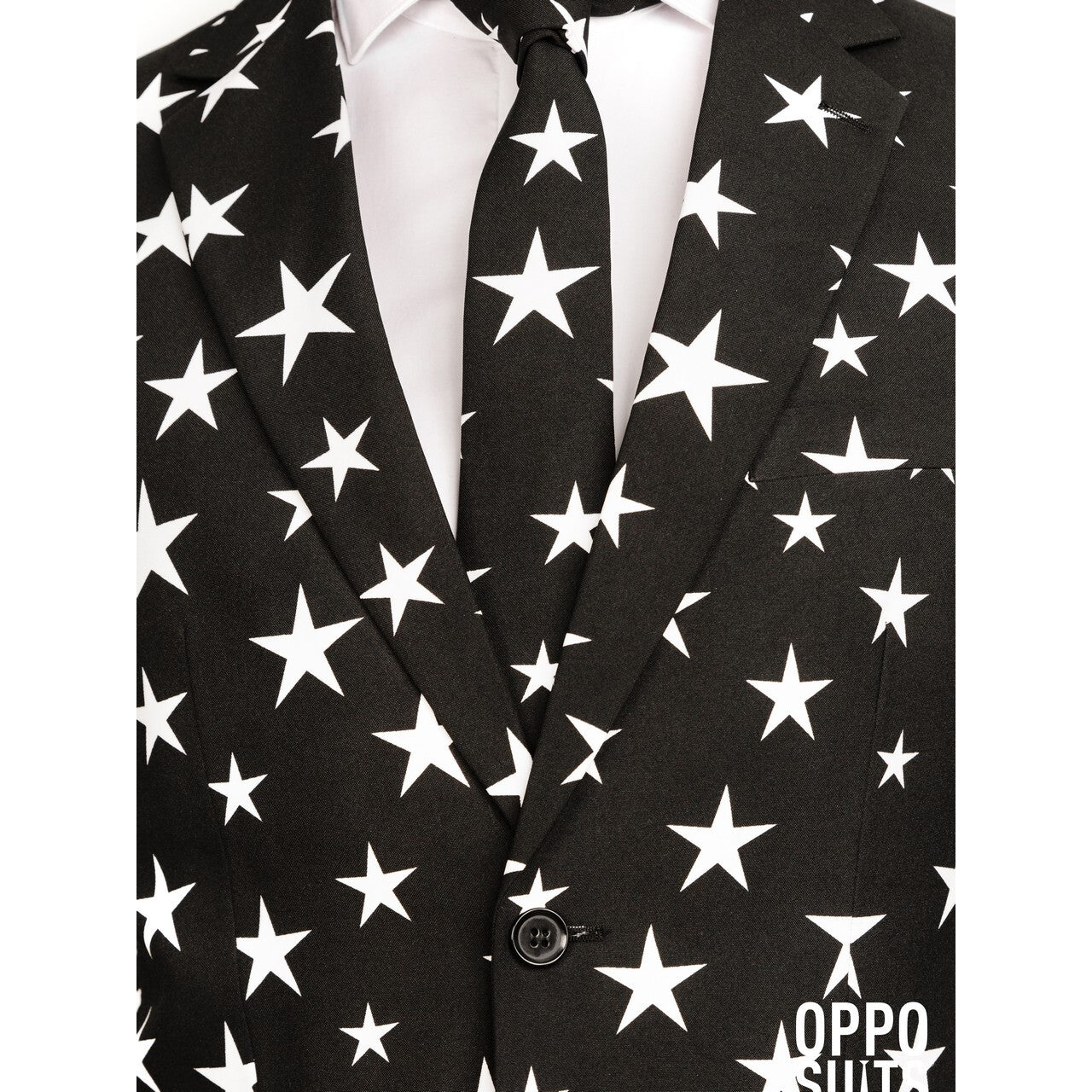 Op deze afbeelding zie je een Kostuums, van het merk Opposuits. Sterrennacht Starstruck Opposuit Man Kostuum
