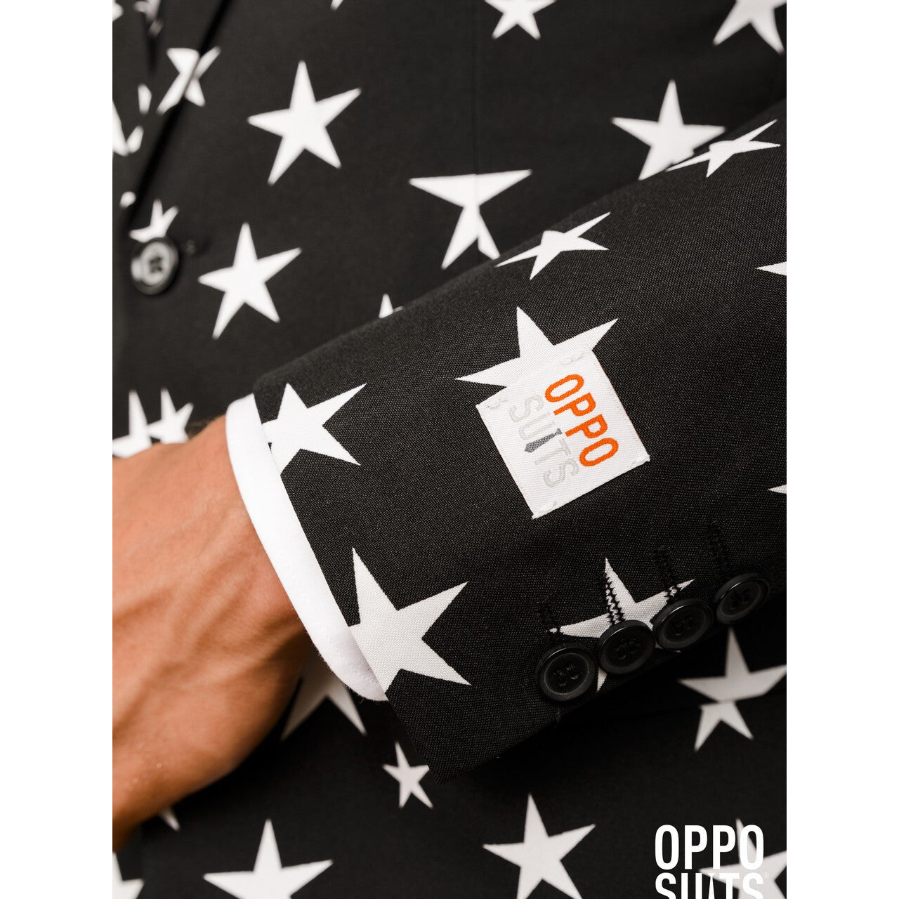Op deze afbeelding zie je een Kostuums, van het merk Opposuits. Sterrennacht Starstruck Opposuit Man Kostuum