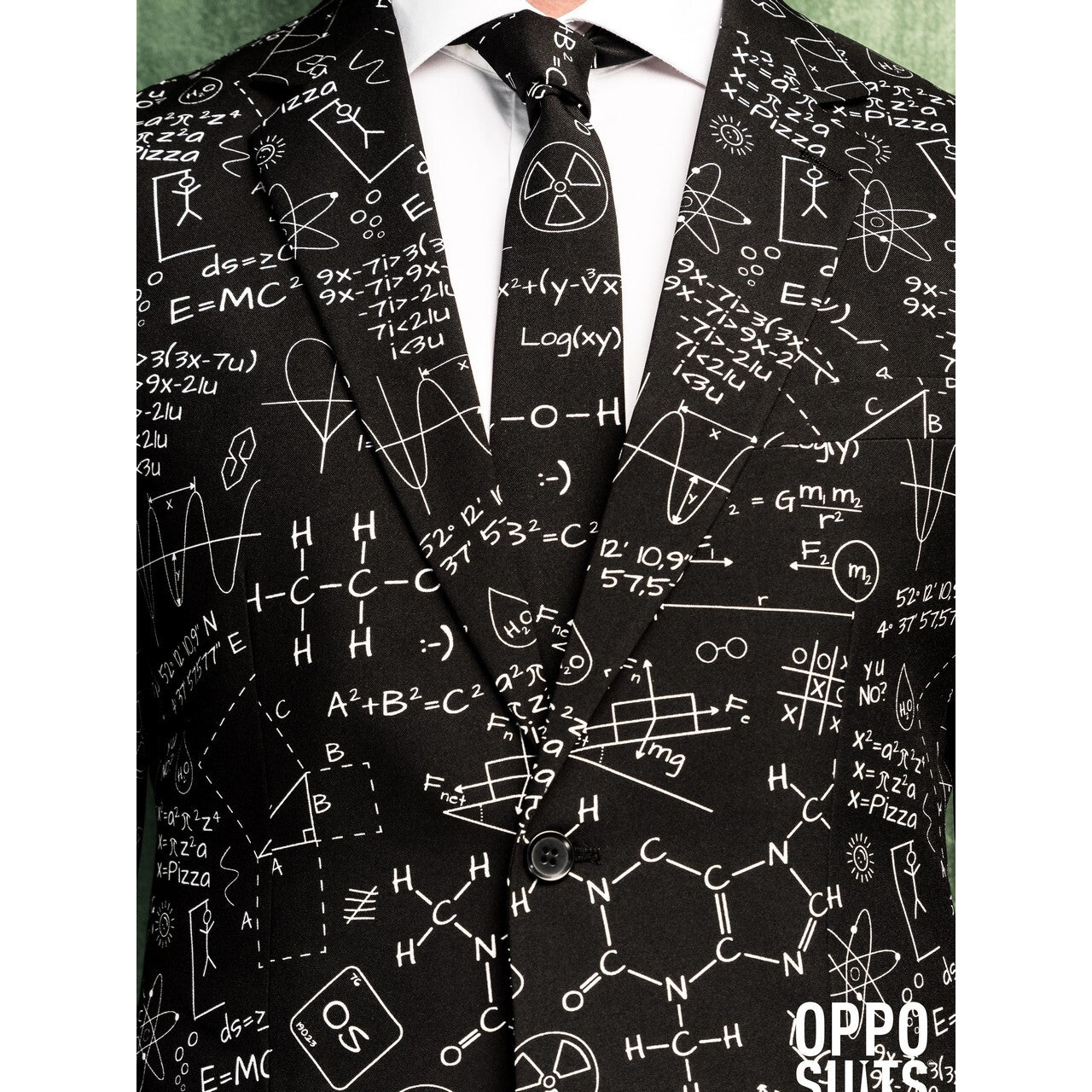Op deze afbeelding zie je een Kostuums, van het merk Opposuits. Nerdy Beta Science Faction Opposuit Man Kostuum