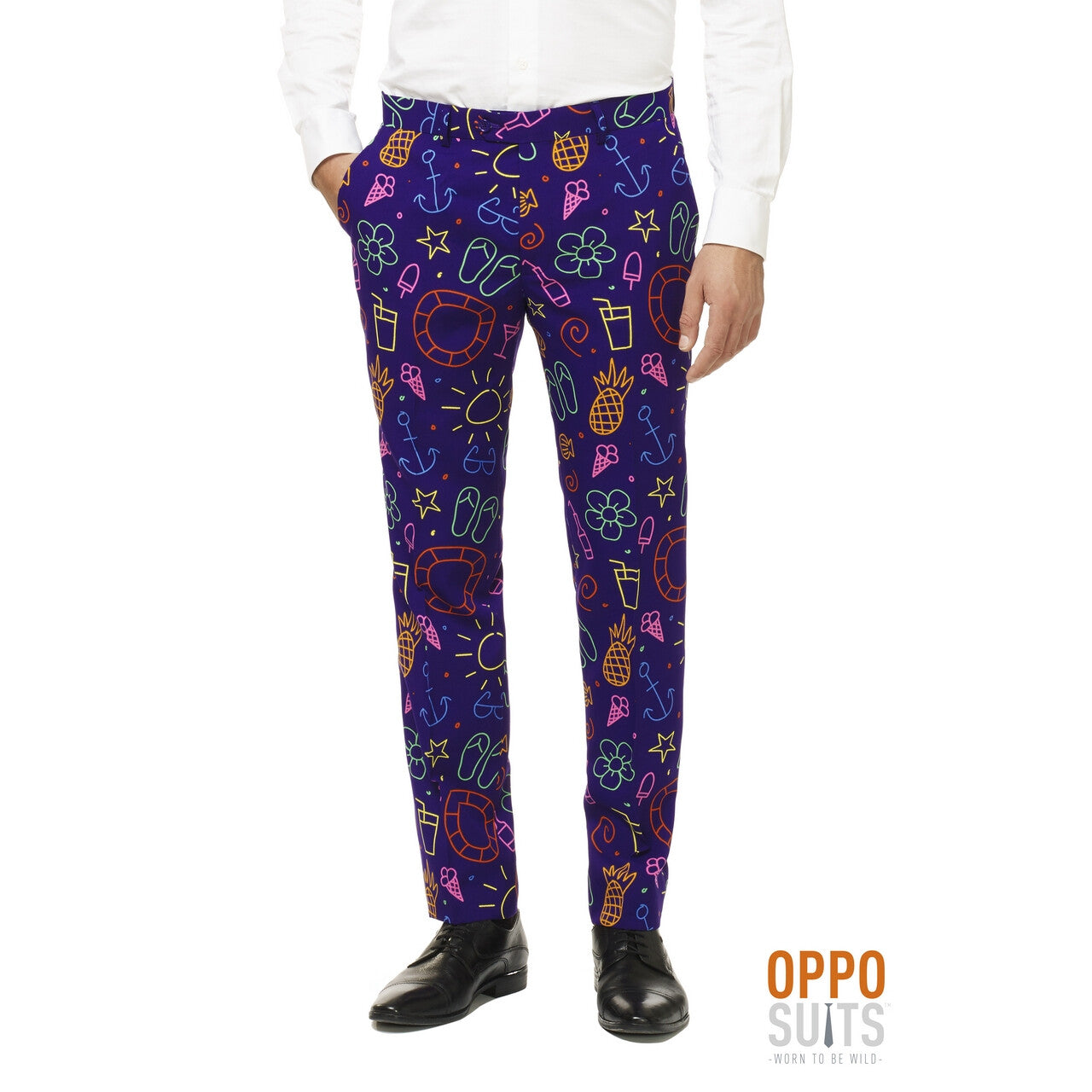 Op deze afbeelding zie je een Kostuums, van het merk Opposuits. Doodle Dude Zomerse Tekeningen Man Kostuum