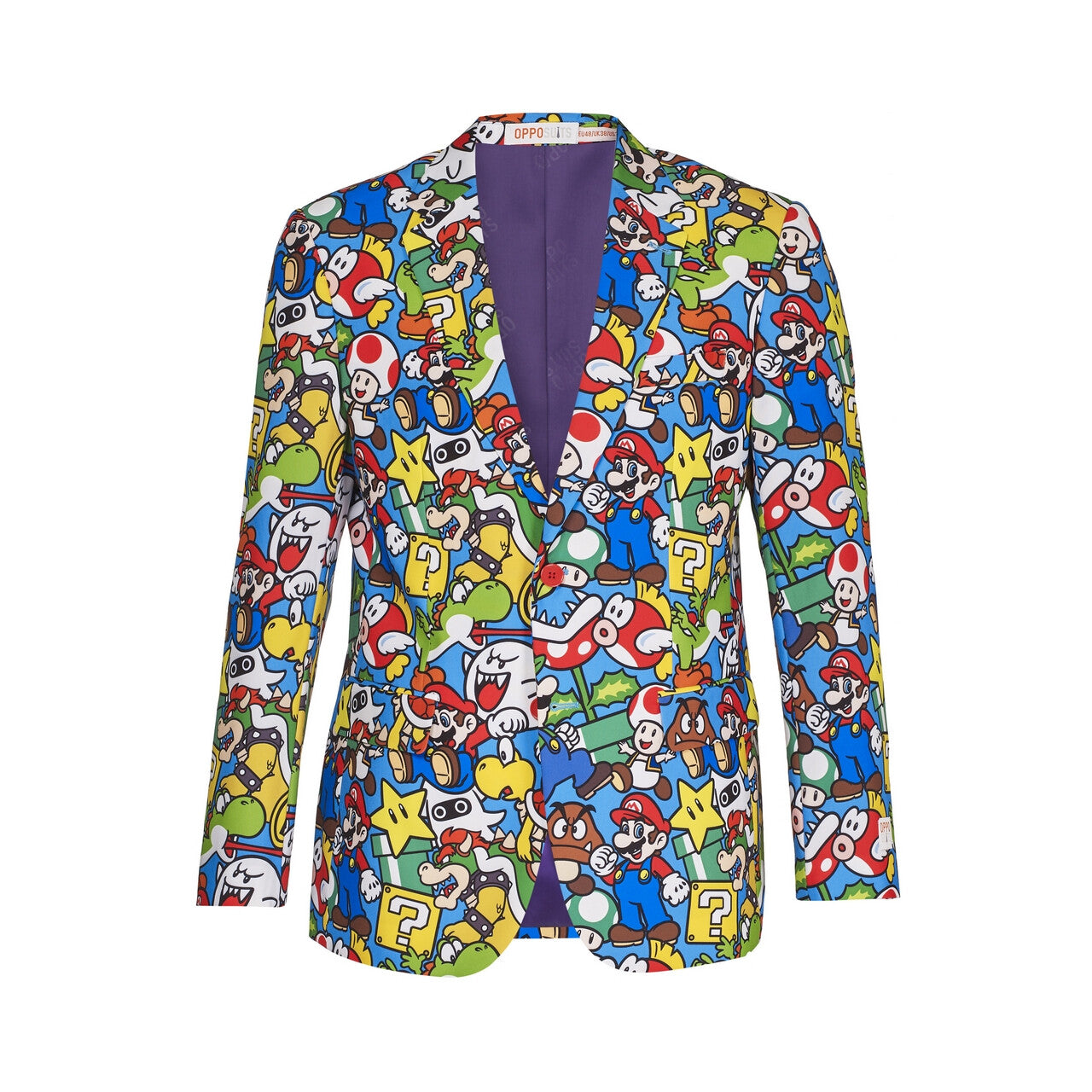 Op deze afbeelding zie je een Kostuums, van het merk Opposuits. Super Mario™ Computerspel Man Kostuum