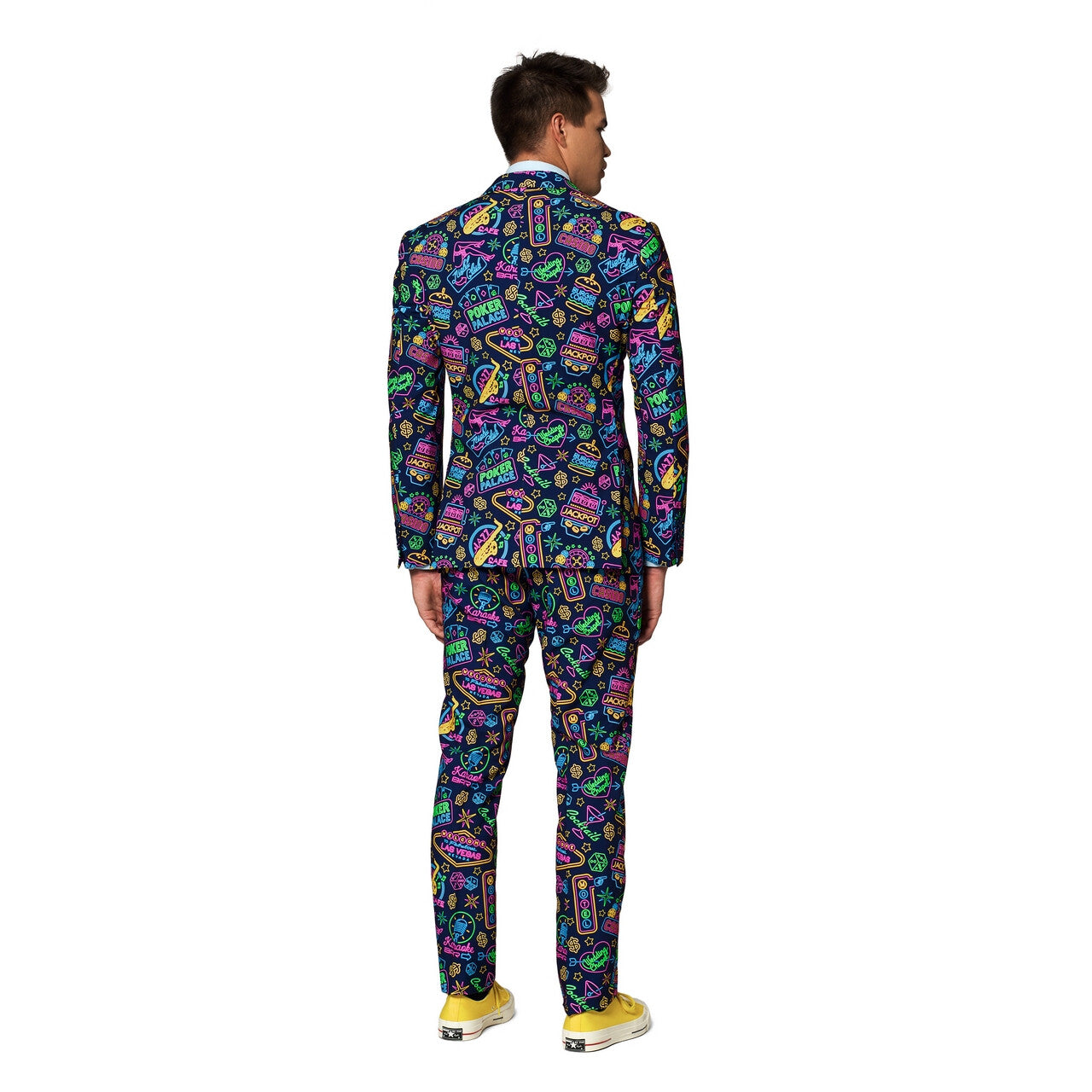 Op deze afbeelding zie je een Kostuums, van het merk Opposuits. Mr. Vegas Casino Man Kostuum