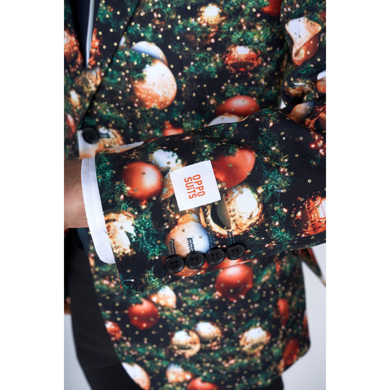 Op deze afbeelding zie je een Kostuums, van het merk Opposuits. Shine Pine Hang Out Your Balls Opposuit Man Kostuum