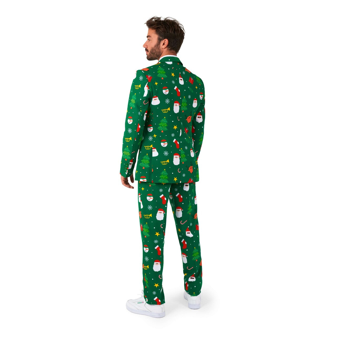Op deze afbeelding zie je een Kostuums, van het merk Opposuits. Festivity Green Man Kostuum