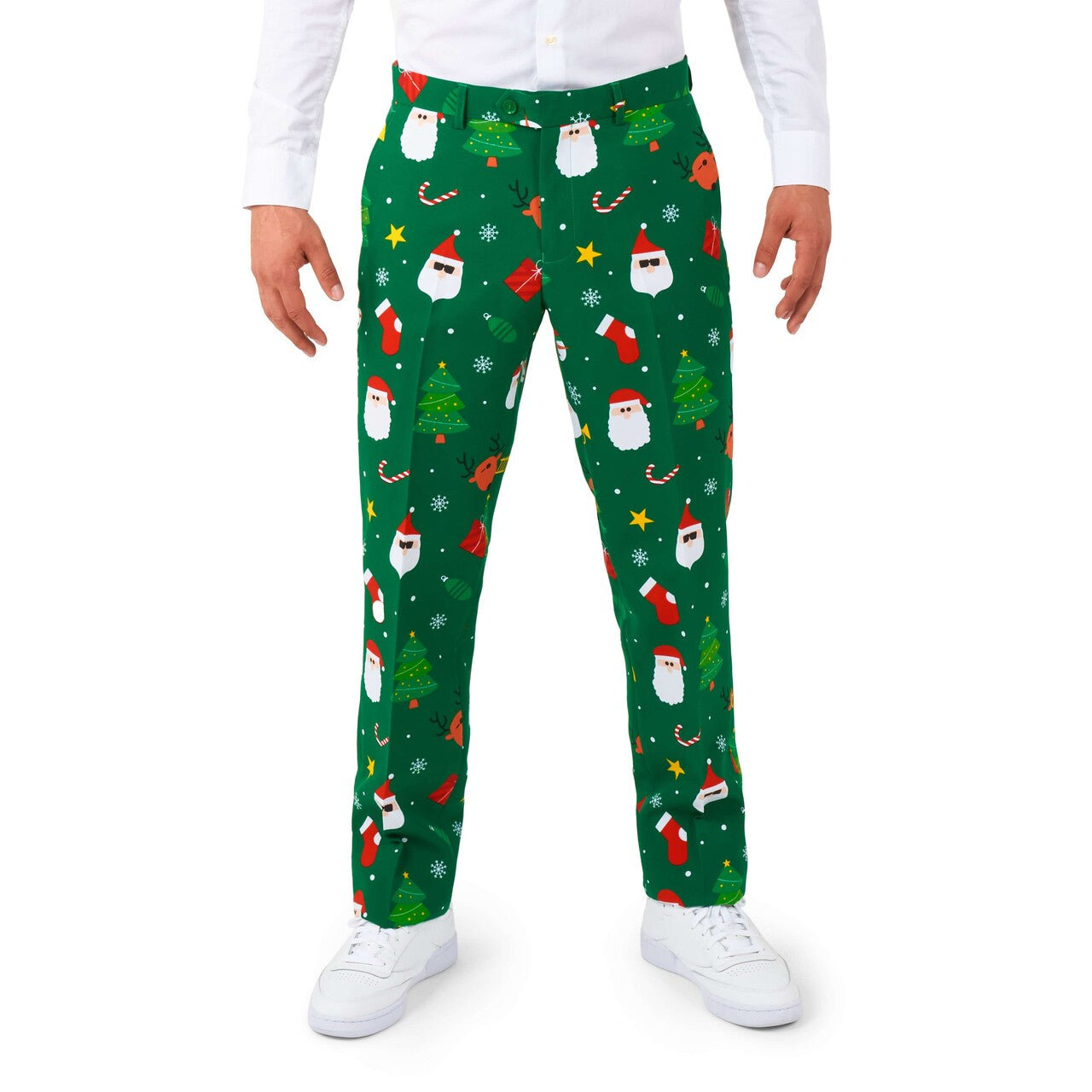 Op deze afbeelding zie je een Kostuums, van het merk Opposuits. Festivity Green Man Kostuum