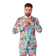 Op deze afbeelding zie je een Kostuums, van het merk Opposuits. Spongebob Whole Family Man Kostuum