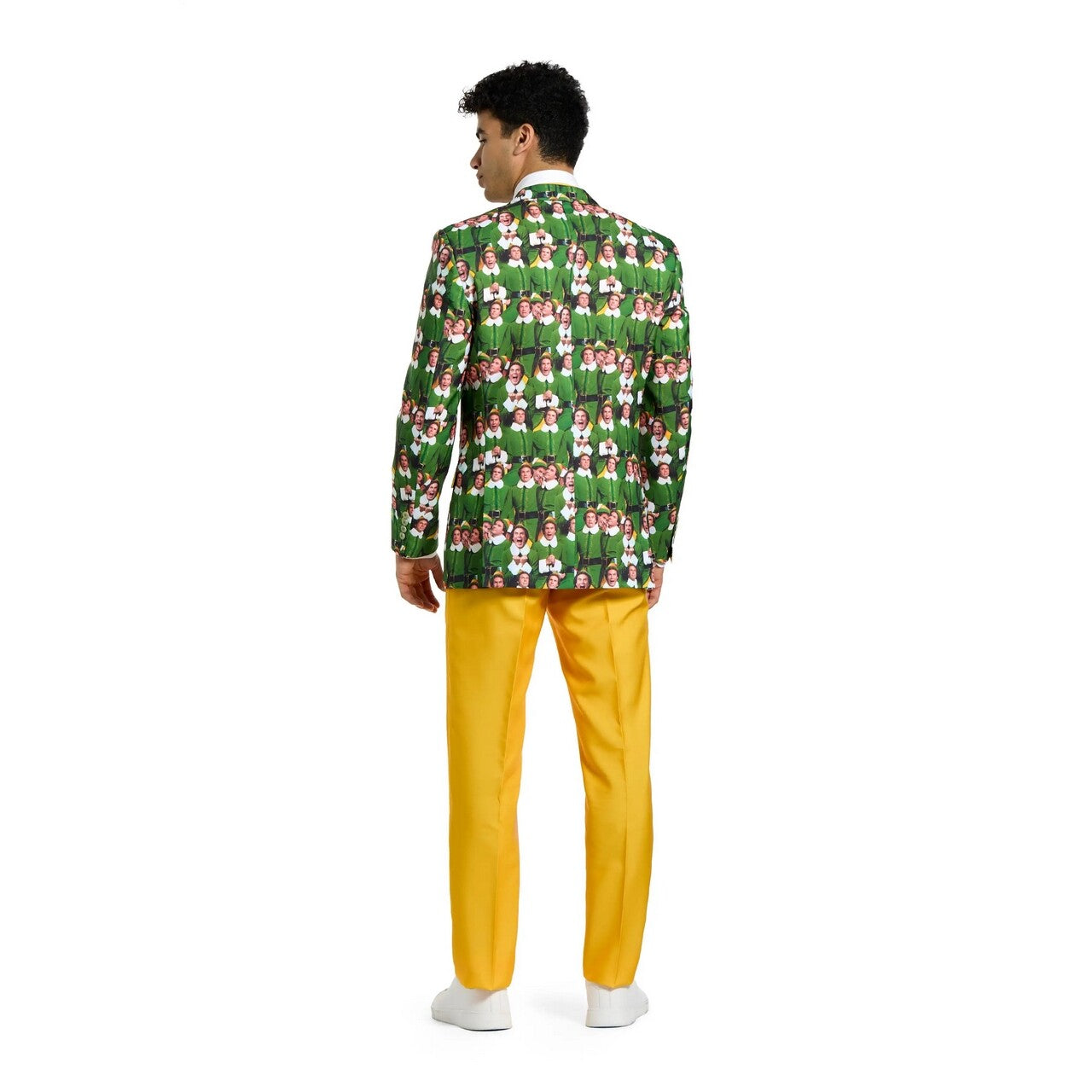 Op deze afbeelding zie je een Kostuums, van het merk Opposuits. Elf The Movie Man Kostuum