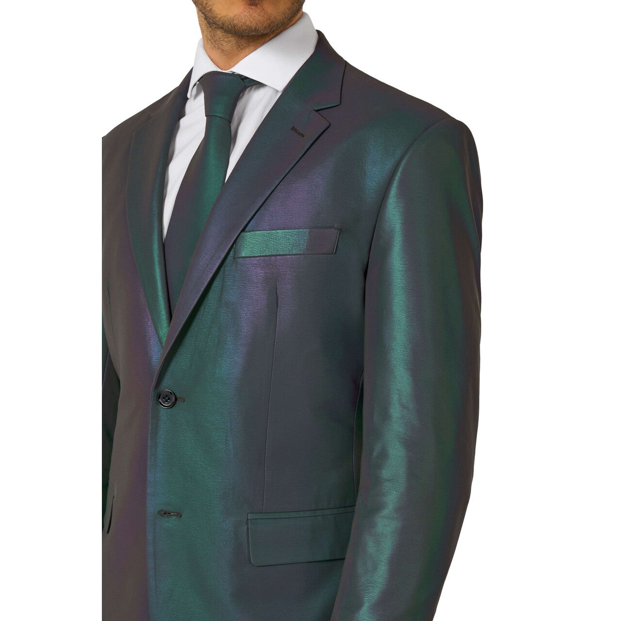Op deze afbeelding zie je een Kostuums, van het merk Opposuits. Reflective Perfective Man Kostuum