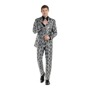 Op deze afbeelding zie je een Kostuums, van het merk Opposuits. Silver Snake Chique Man Kostuum