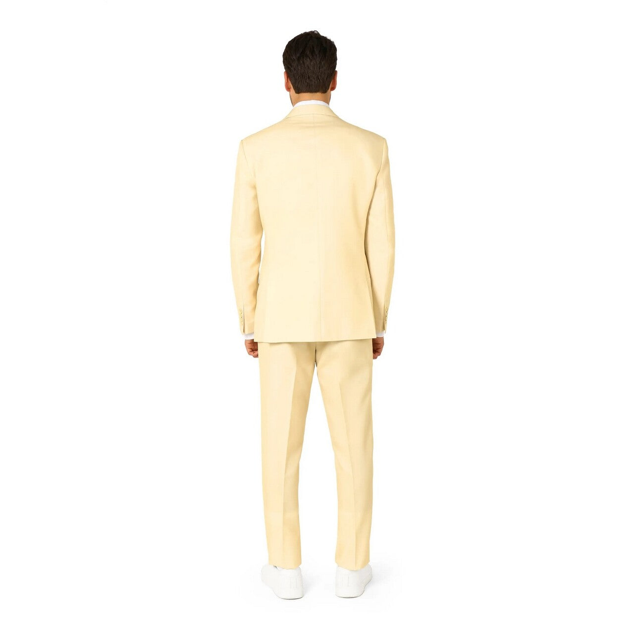 Op deze afbeelding zie je een Kostuums, van het merk Opposuits. Pastellow Man Kostuum