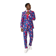 Op deze afbeelding zie je een Kostuums, van het merk Opposuits. The Man Of Steel Kostuum