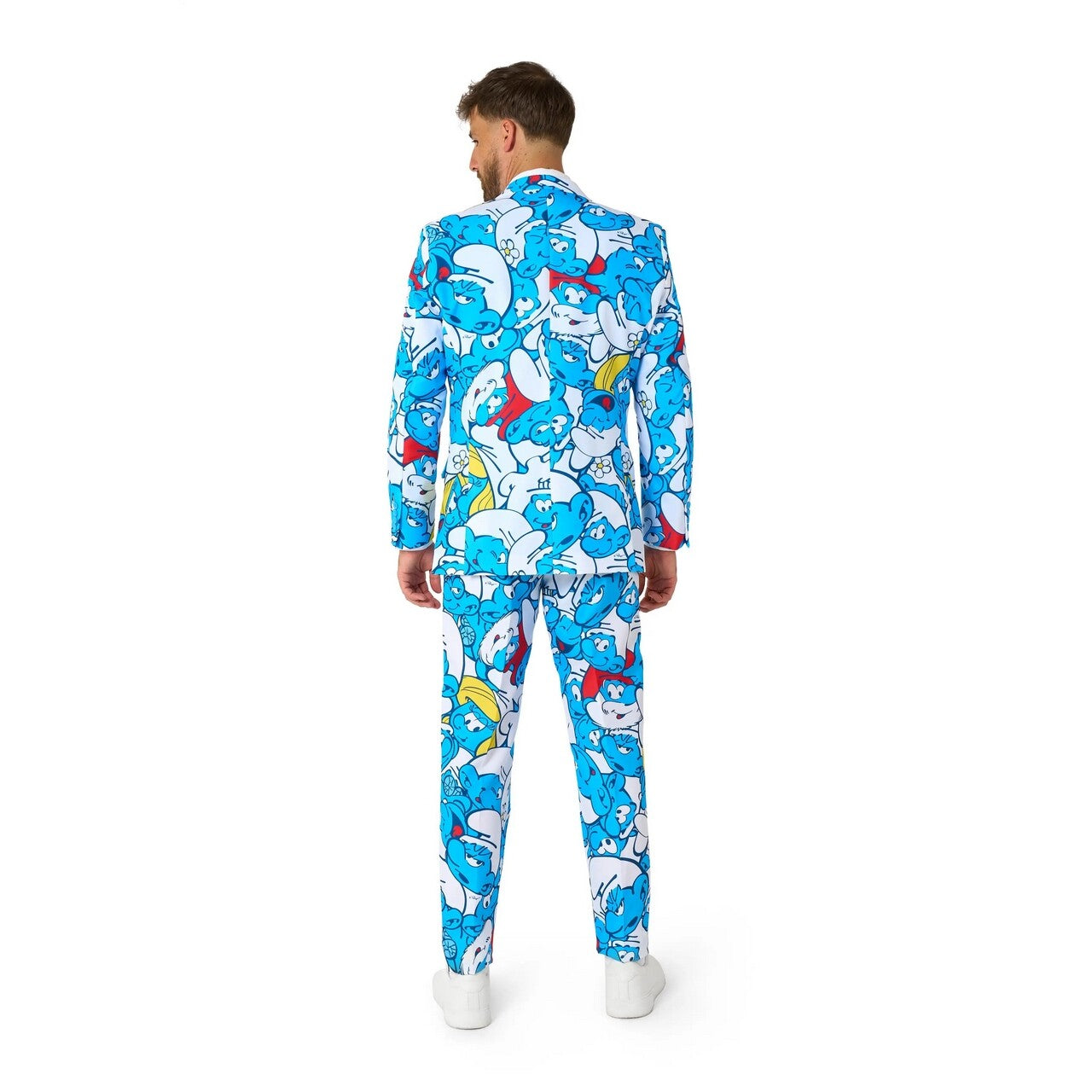 Op deze afbeelding zie je een Kostuums, van het merk Opposuits. The Smurfs Man Kostuum