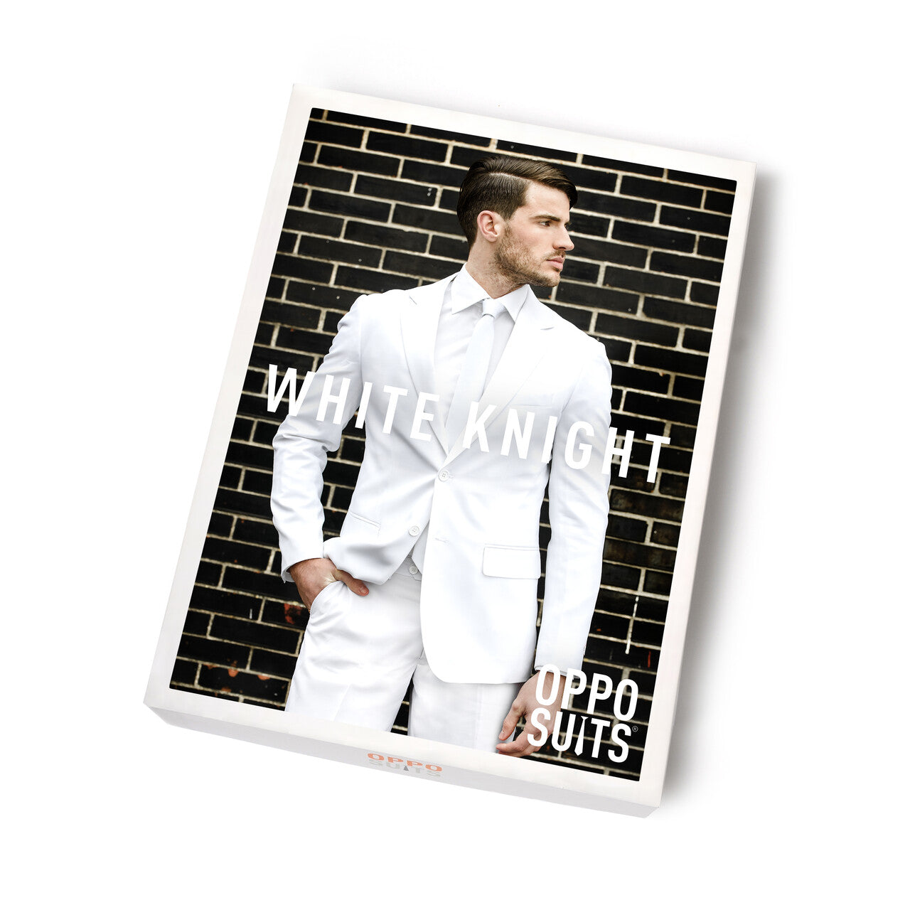 Op deze afbeelding zie je een Kostuums, van het merk Opposuits. Angel White Night Opposuit Man Kostuum