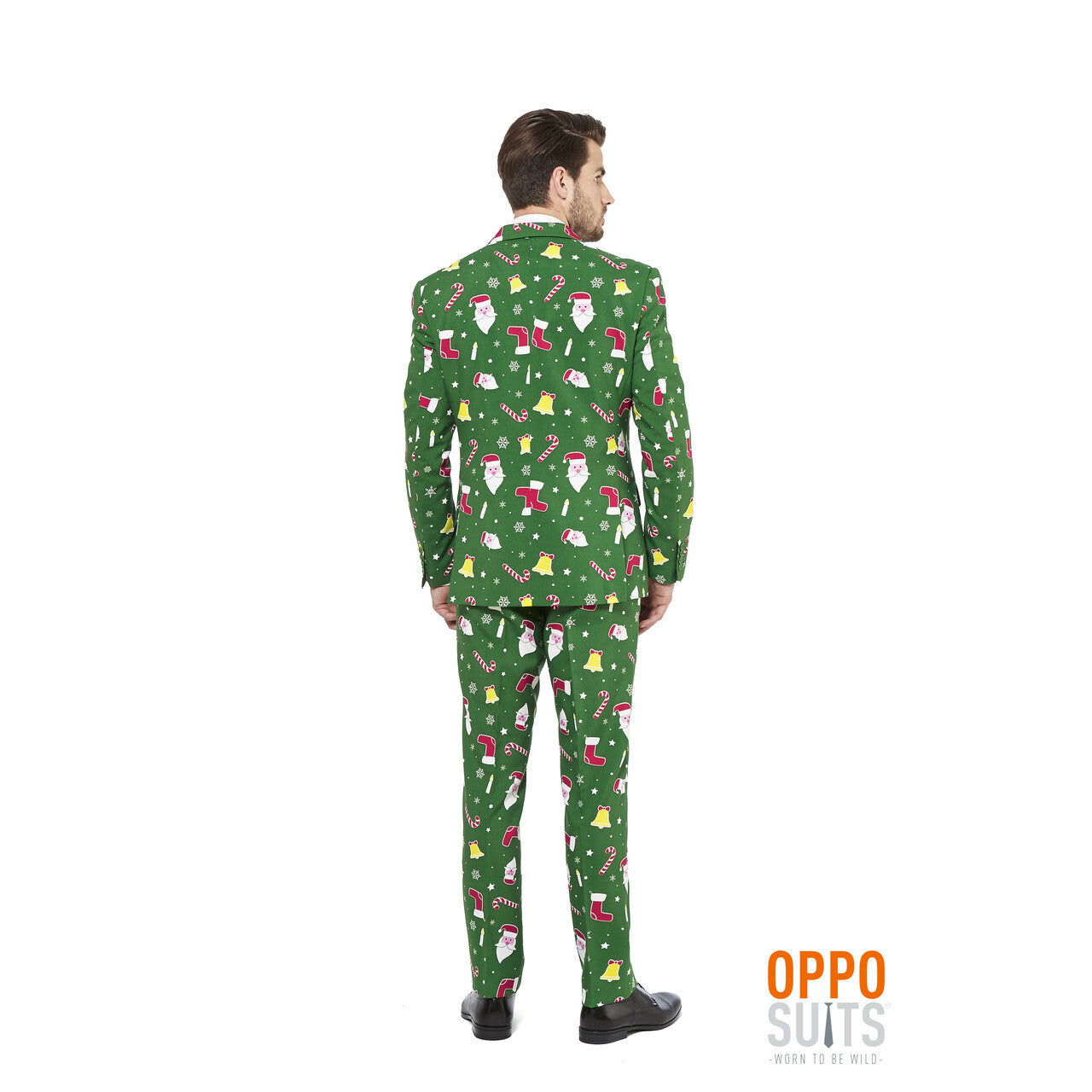 Op deze afbeelding zie je een Kostuums, van het merk Opposuits. Doldwaze Santaboss Kerst Opposuit Man Kostuum