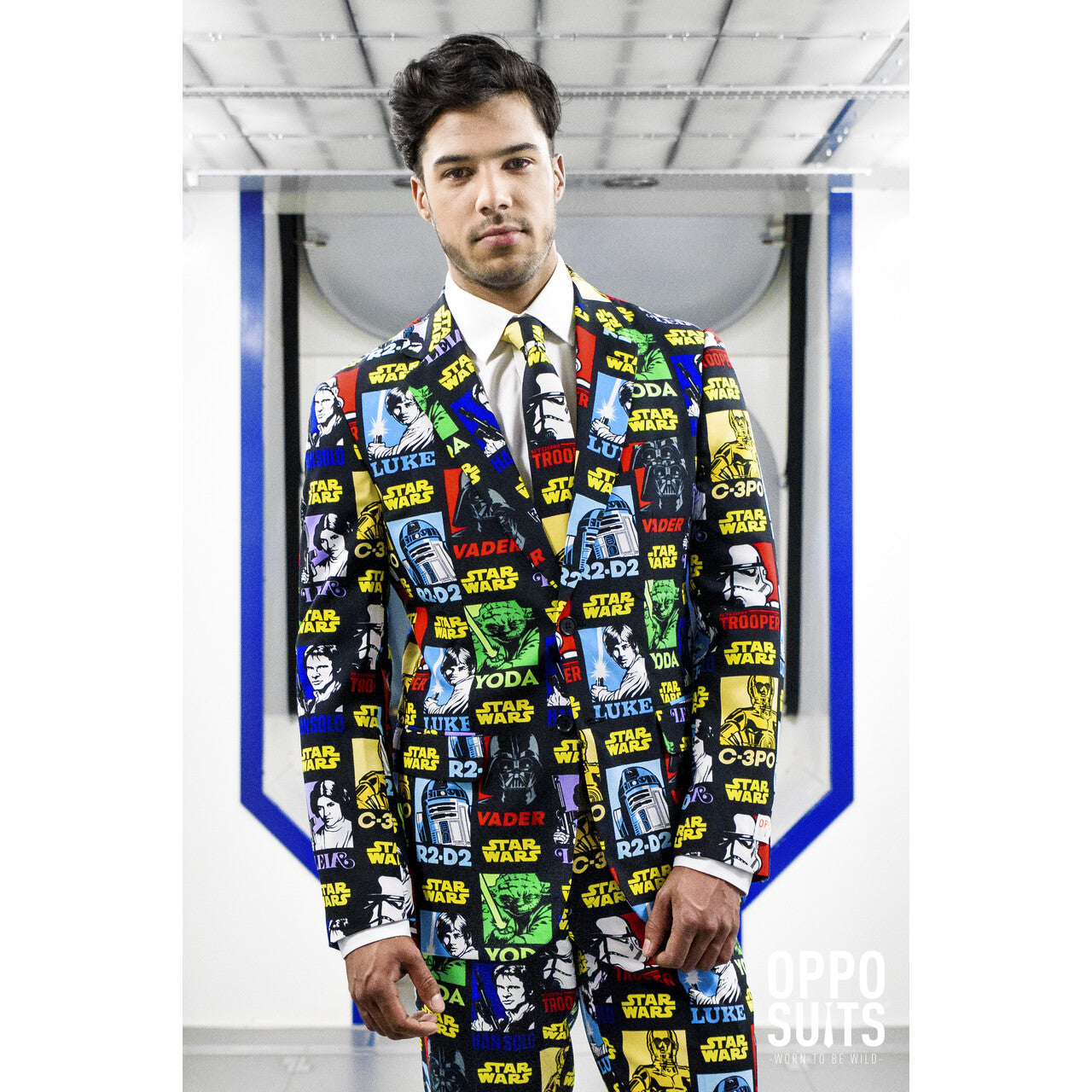 Op deze afbeelding zie je een Kostuums, van het merk Opposuits. Star Wars™ Strong Force Opposuit Man Kostuum