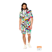 Op deze afbeelding zie je een Kostuums, van het merk Opposuits. Summer Festival Extravagant Testival Opposuit Kostuum Man