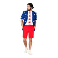 Summer Festival Extravagant Stars And Stripes Opposuit Kostüm Herren