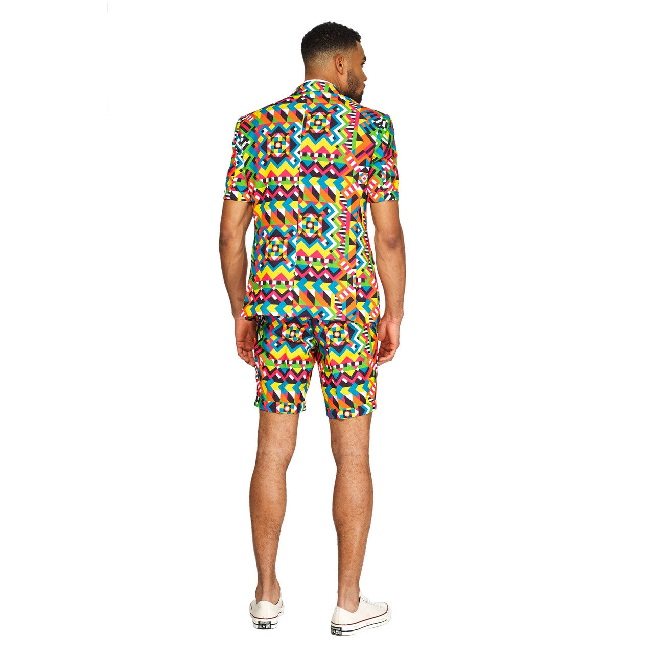 Op deze afbeelding zie je een Kostuums, van het merk Opposuits. Abstractive Caleidoscoop Man Kostuum