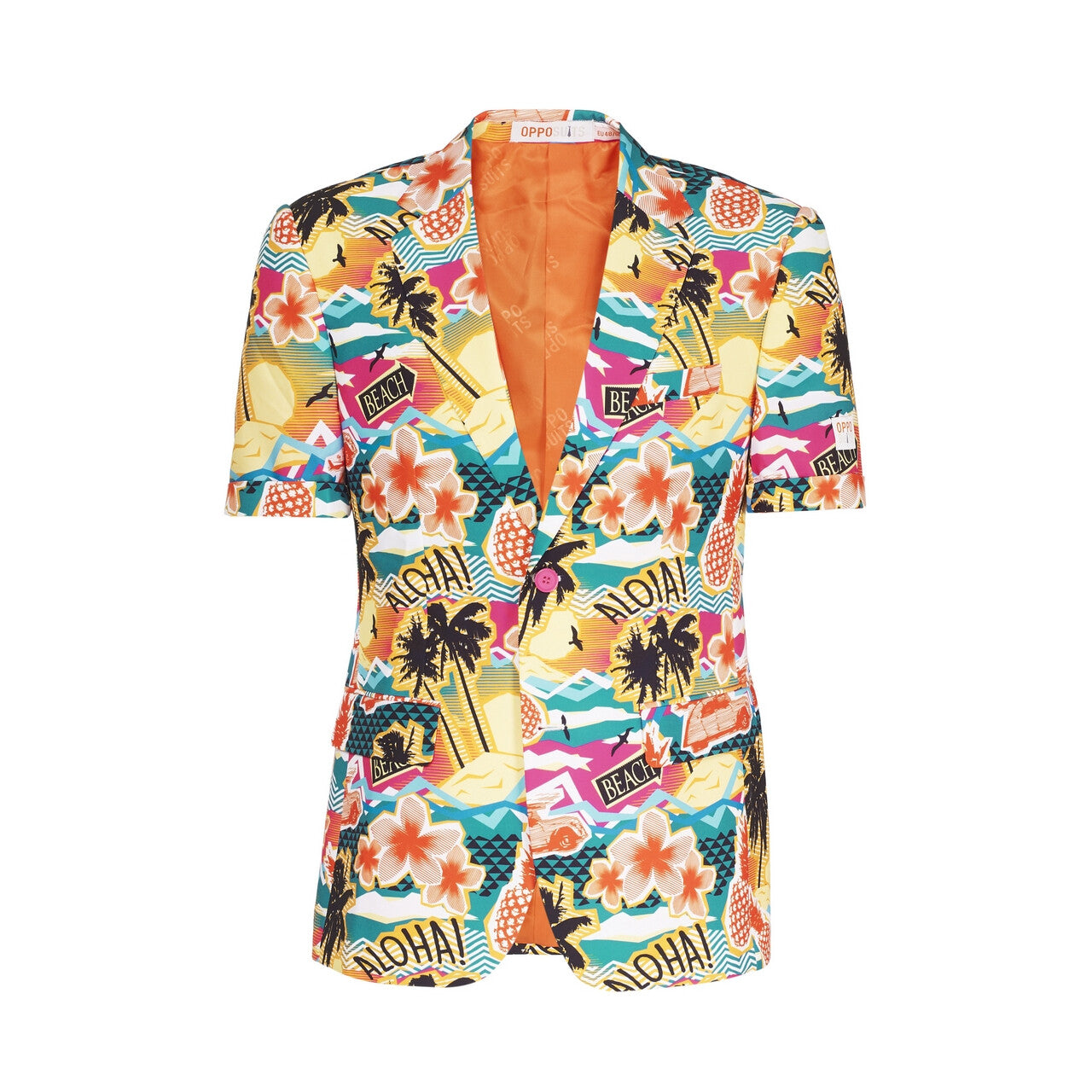 Op deze afbeelding zie je een Kostuums, van het merk Opposuits. Aloha Hero Tropisch Eiland Zomer Man Kostuum