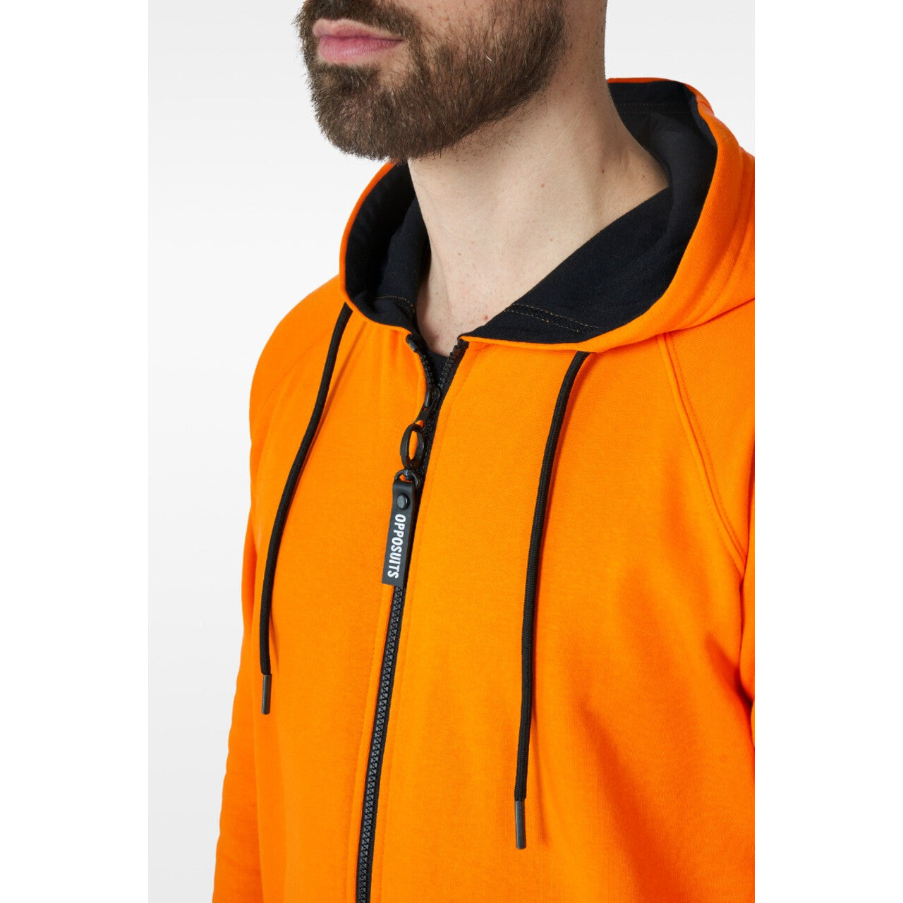 Op deze afbeelding zie je een Kostuums, van het merk Opposuits. The Orange Army Party Man Kostuum
