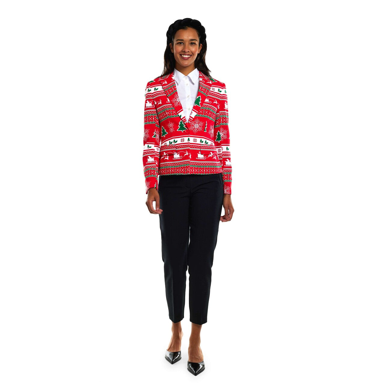 Op deze afbeelding zie je een Kostuums, van het merk Opposuits. Winter Woman Vrouw Kostuum