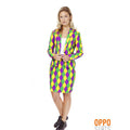 Circus Harlequeen Opposuit Damenkostüm