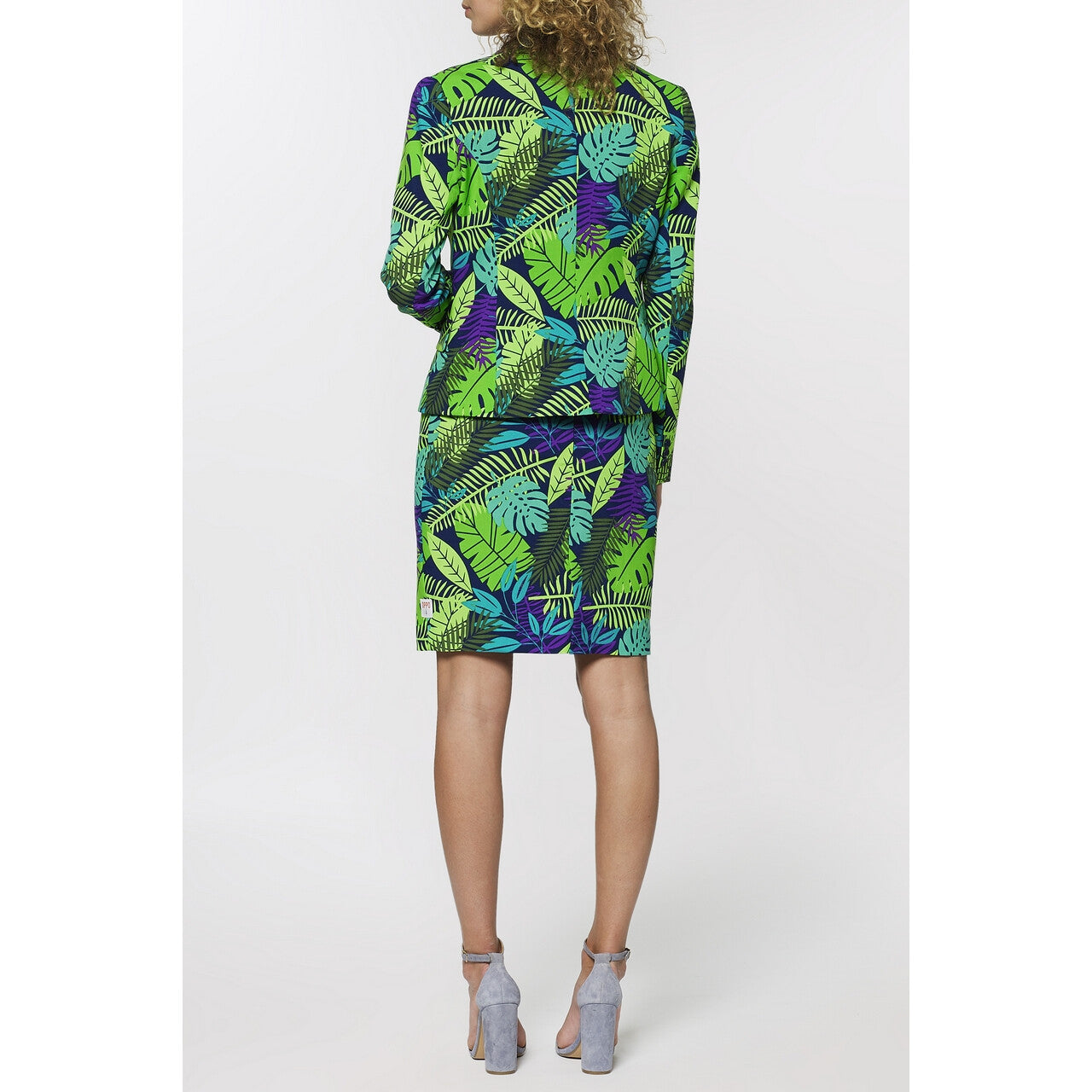 Op deze afbeelding zie je een Kostuums, van het merk Opposuits. Juicy Jungle Tropische Varens Vrouw Kostuum