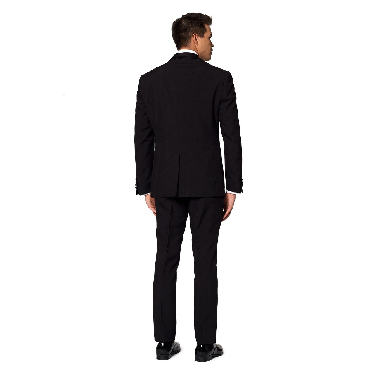 Op deze afbeelding zie je een Kostuums, van het merk Opposuits. Jet Set Black Cocktail Party Man Kostuum